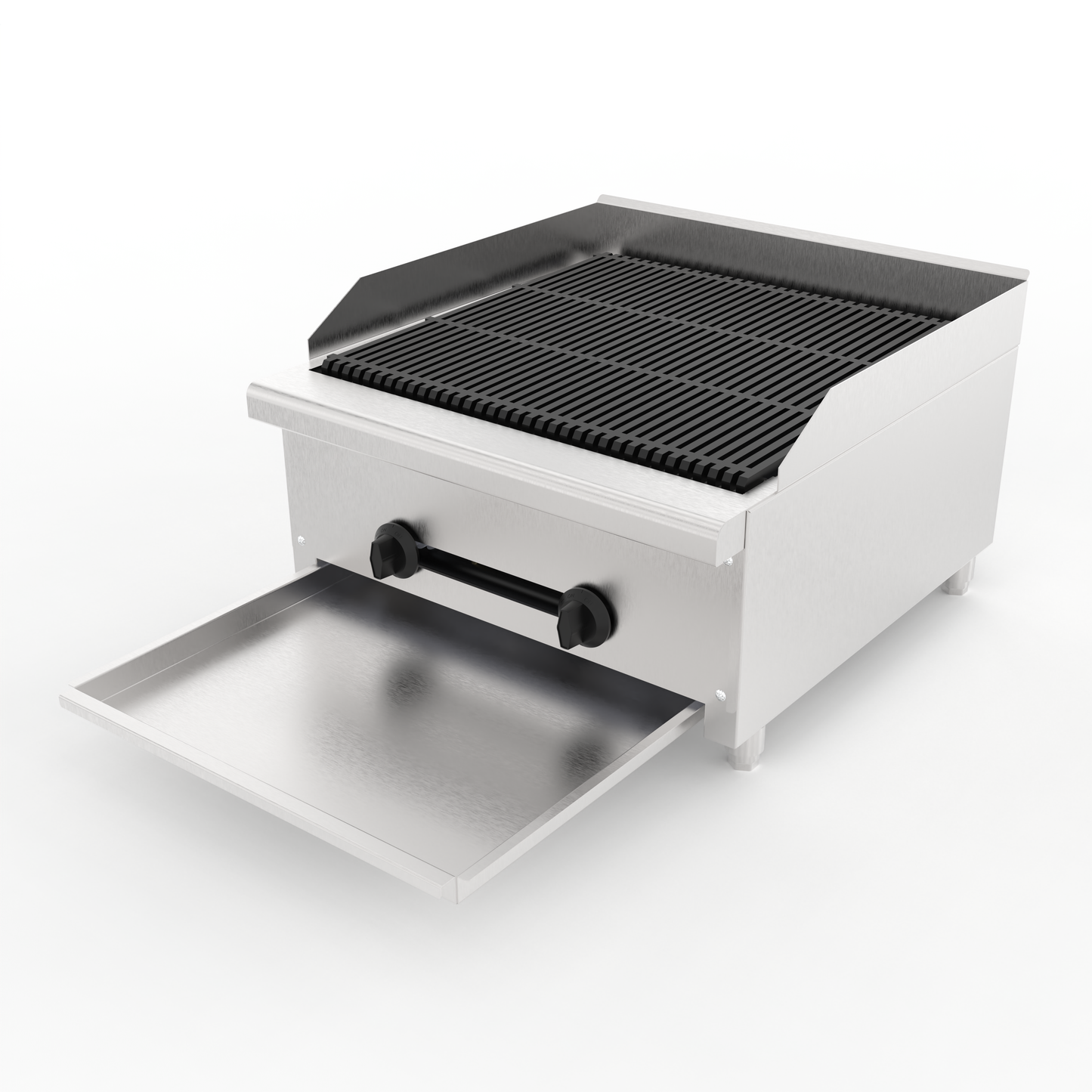 24 Inch Commercial Gas Lava Rock Charbroiler