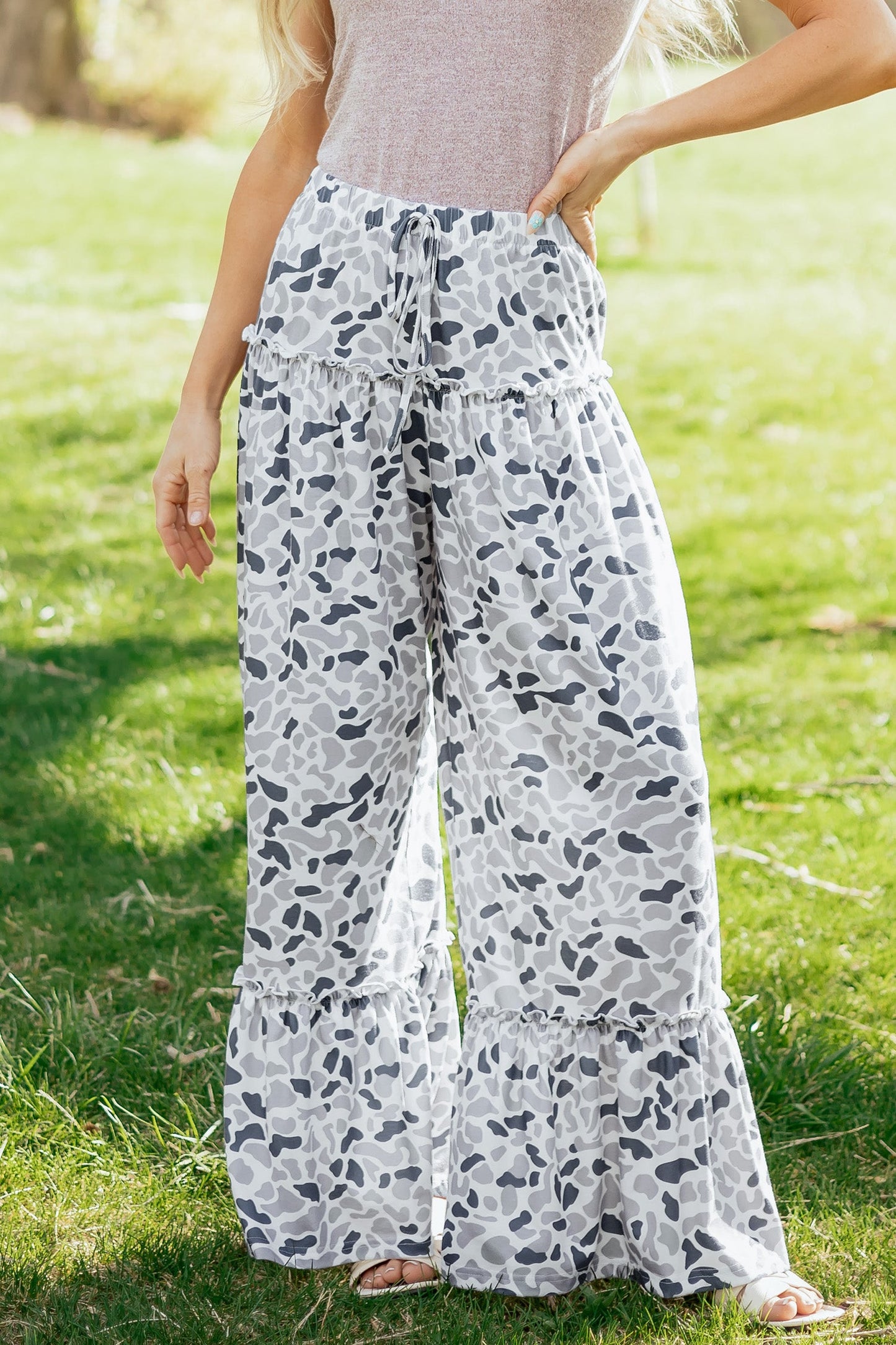 Hope Wide Leg Casual Pants