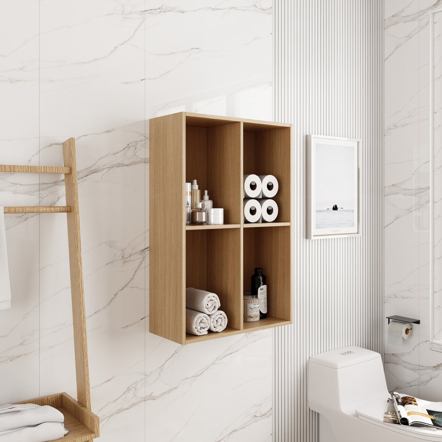 24 Inch Small Wall Mounted Storage Shelves