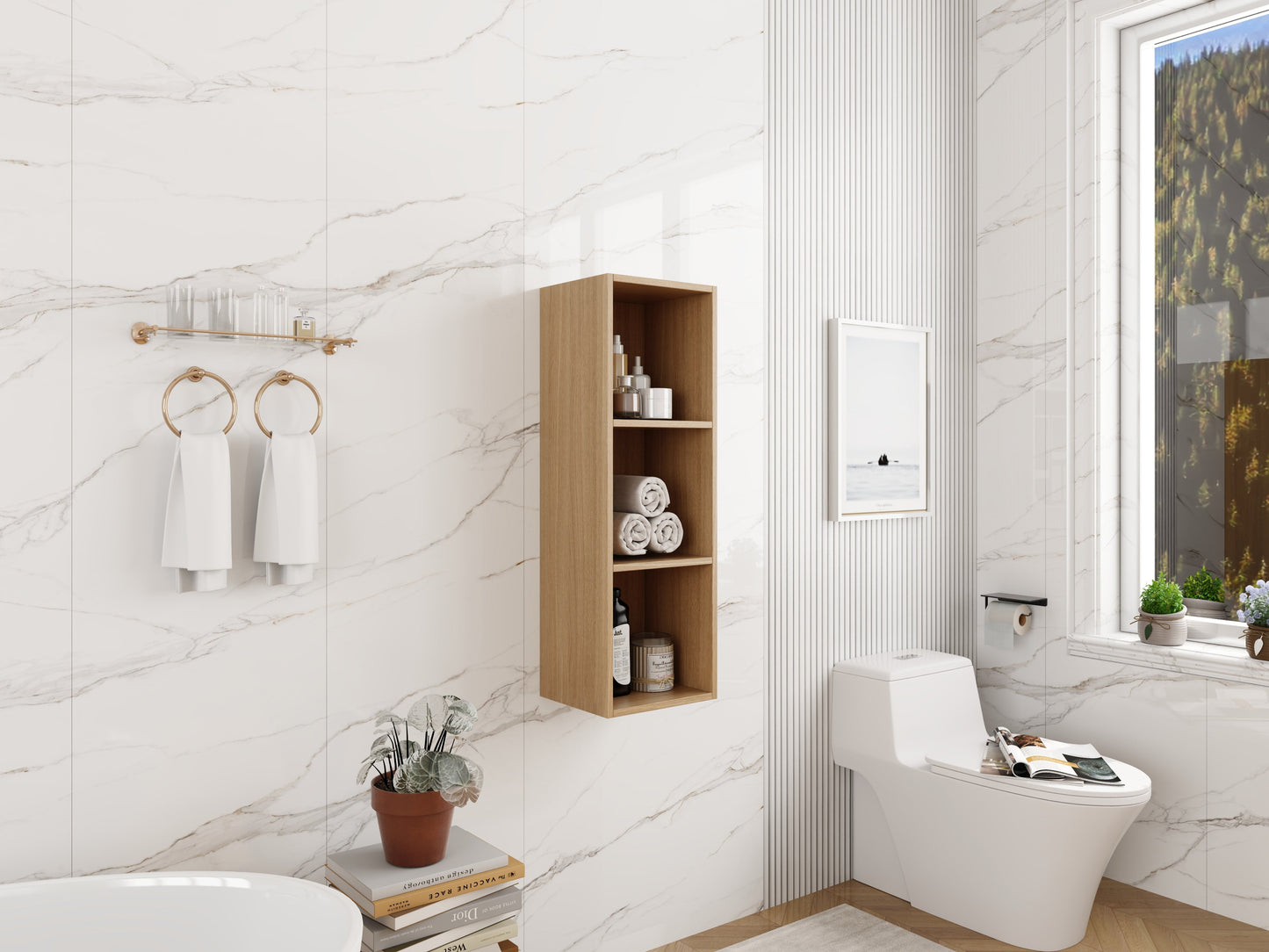 12 Inch Small Wall Mounted Storage Shelves