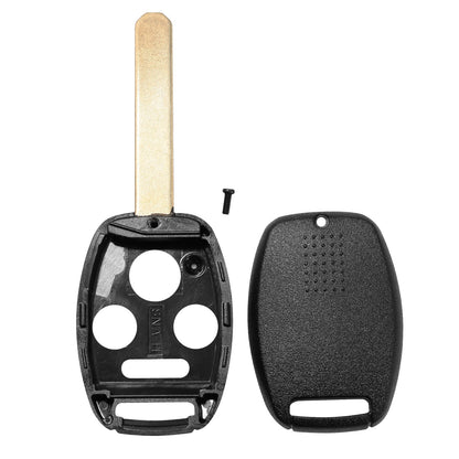 2Pcs Keyless Entry Remote Shell Case Fit For Honda Accord 2008-2012 Car Key Fob Pad _x000B__x000B_Replacement N5F-S0084A N5F-A05TAA w/ Uncut Blade
