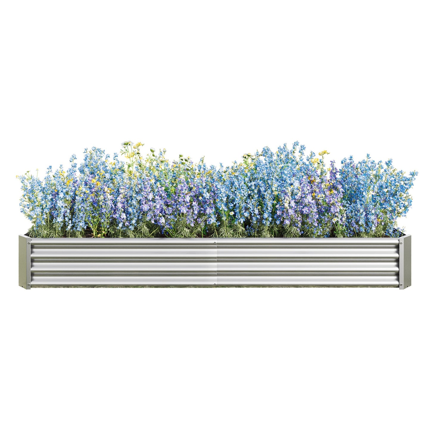 Raised Garden Bed Kit - Metal 7.6x3.7x0.98 ft