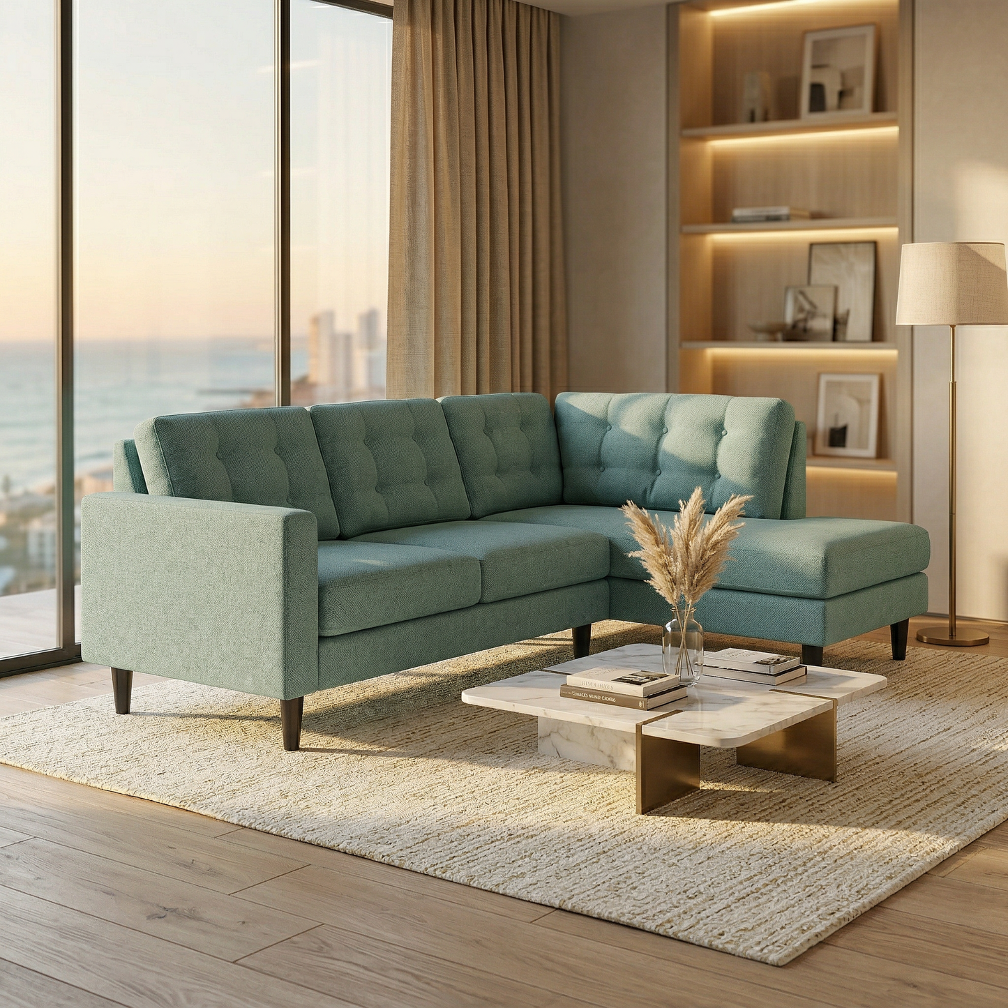 Talmadge Sectional – Made in USA, Custom Fabric Options