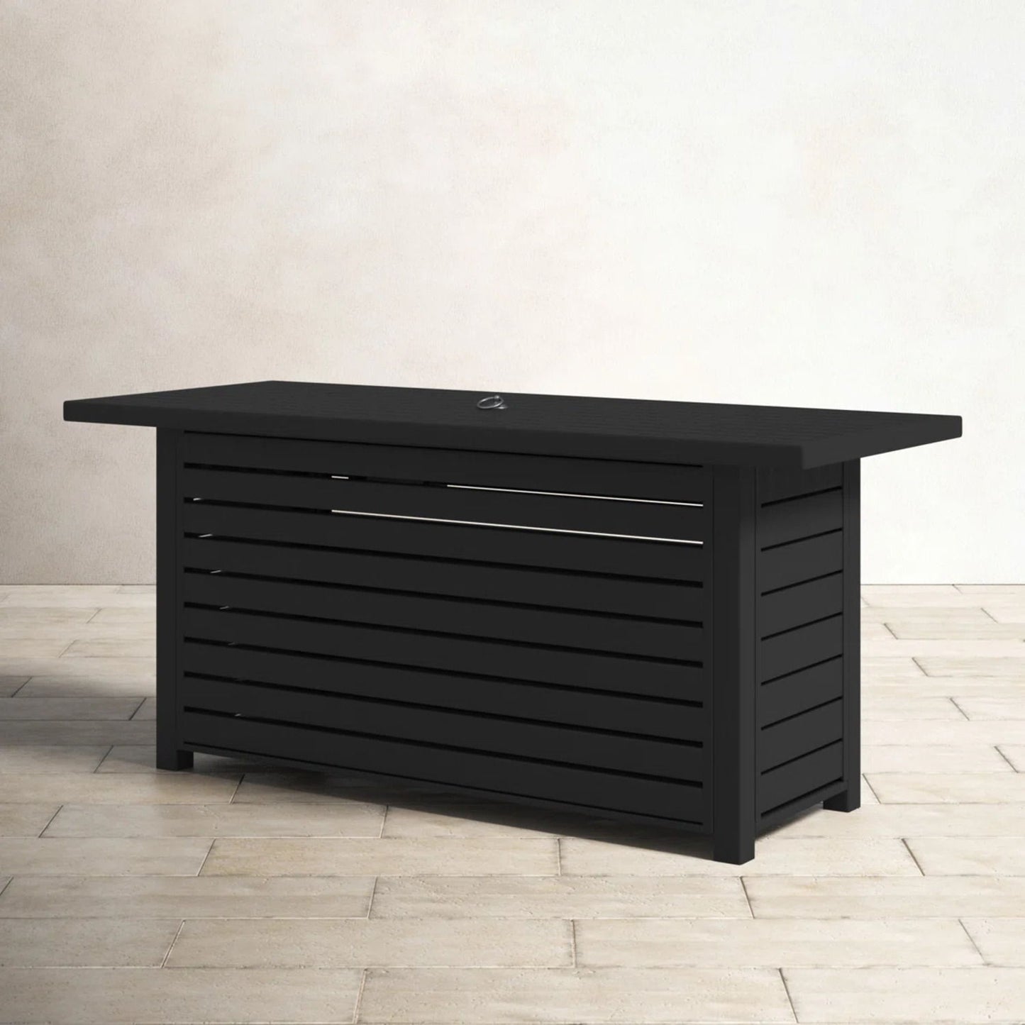 Propane / Gas Outdoor Fire Pit Table With Lid