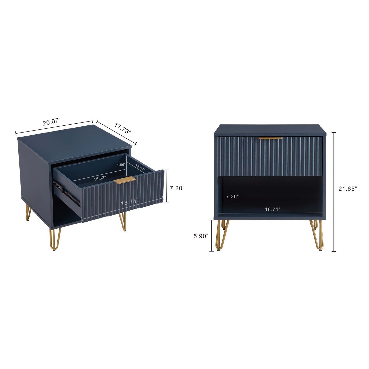 Dumbo - Modern Nightstand