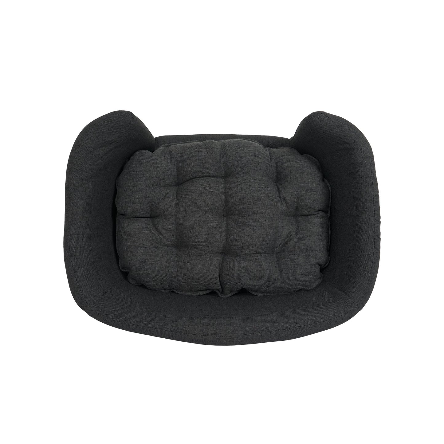 Elevated Dog Bed Frame for Small Dogs with Rubber Wood Legs