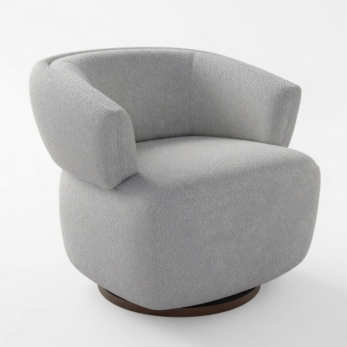 Swivel Barrel Accent Oversized Club Chair