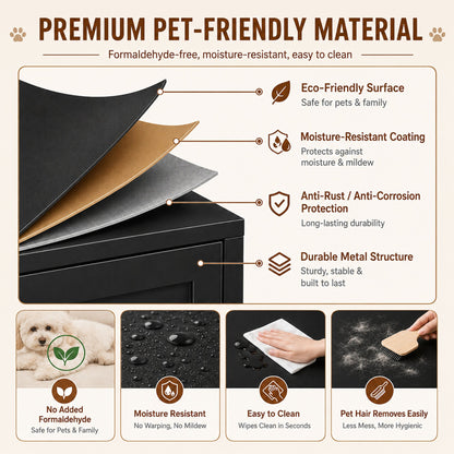Metal Cat Litter Box Enclosure