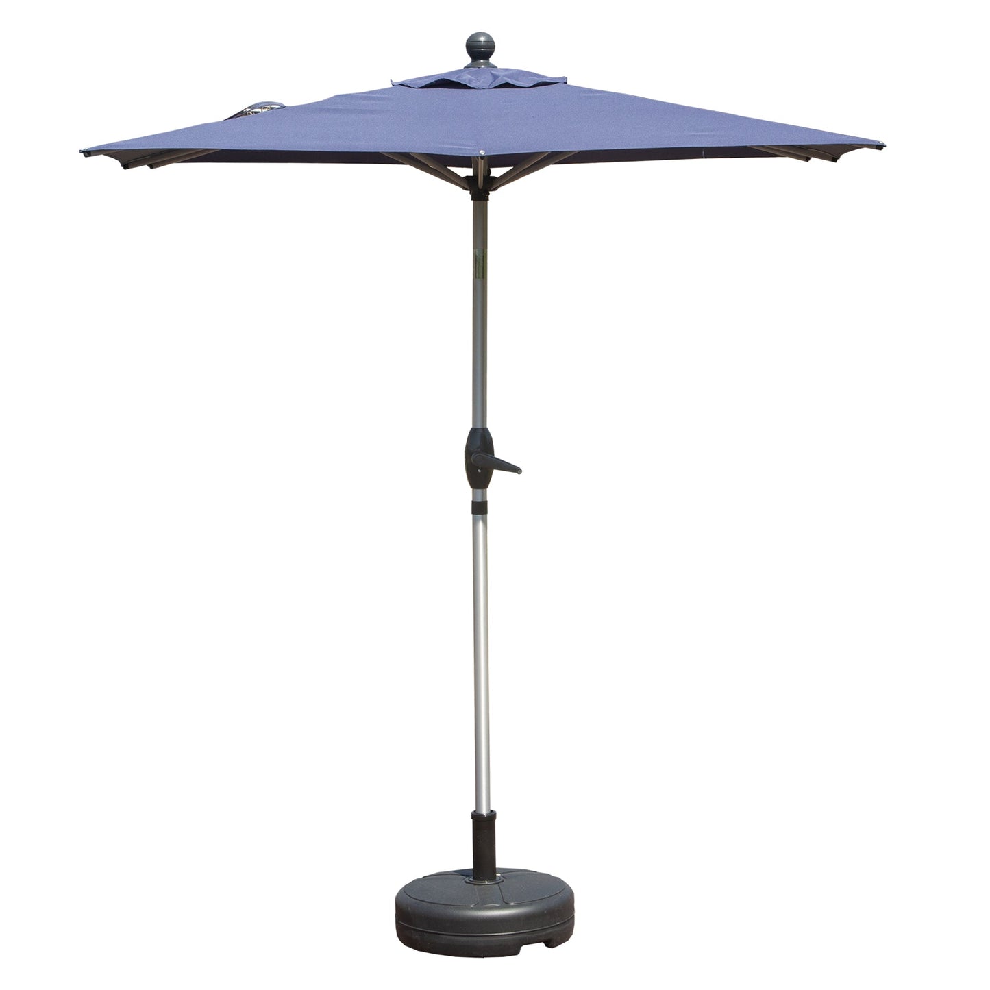 Rectangle Patio Umbrella with Crank Lift and Tilt Function