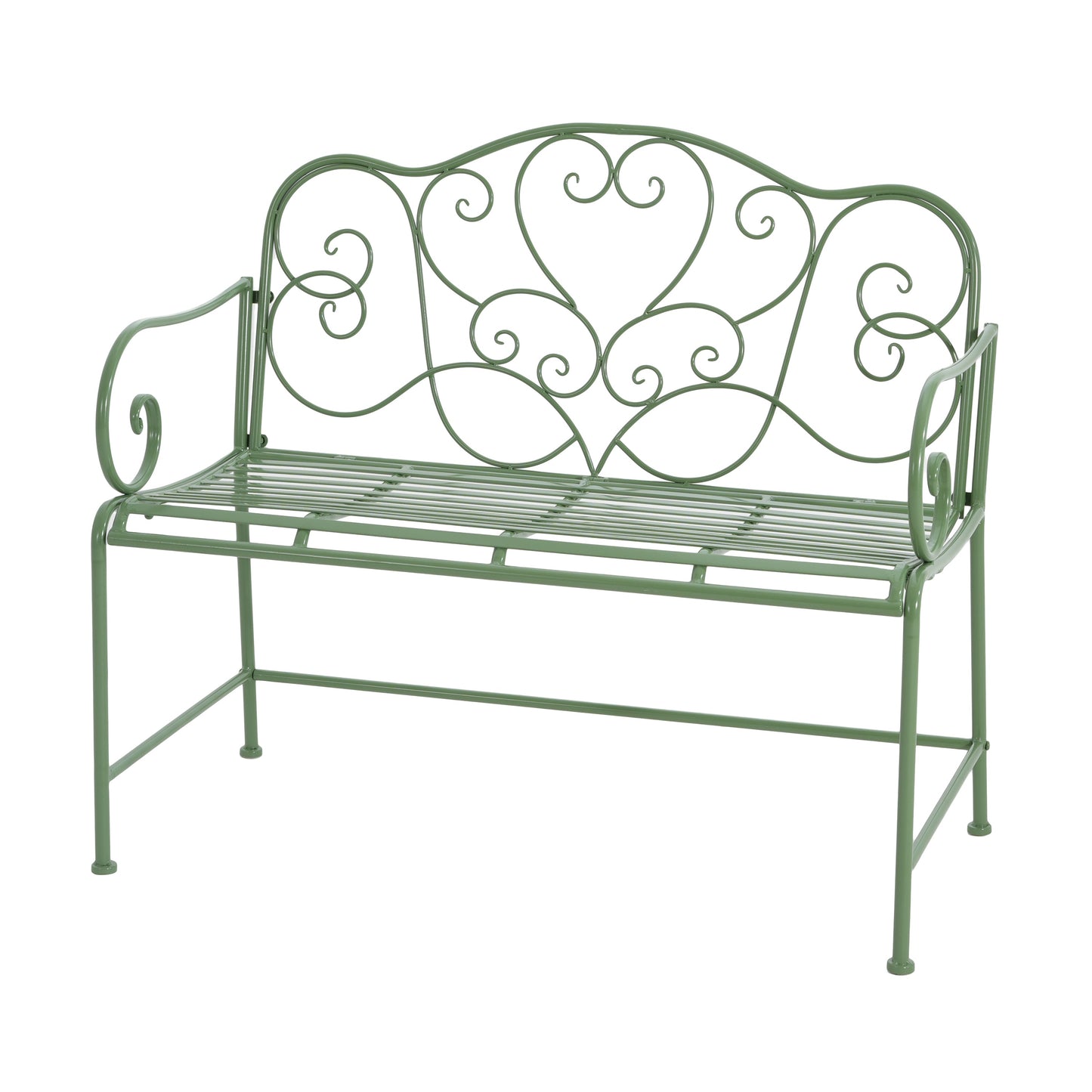 Sunnydaze Outdoor Garden Bench - Green