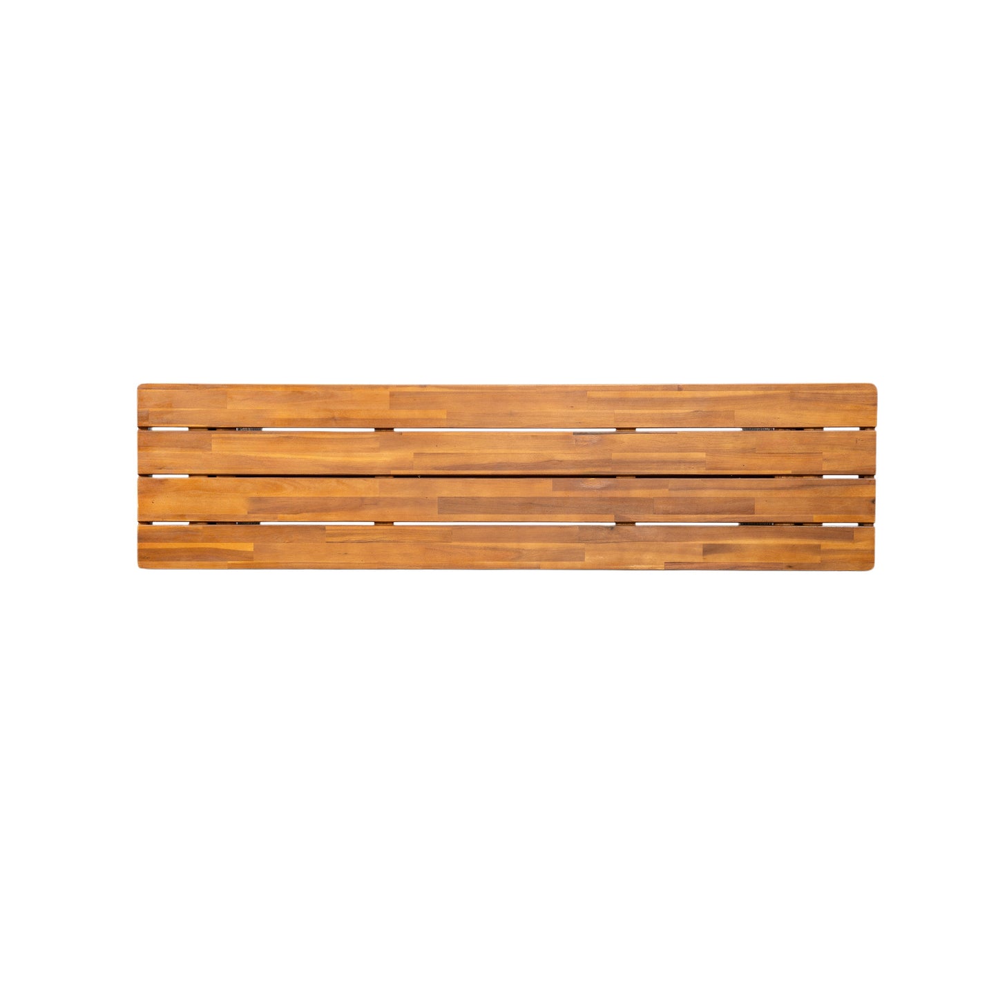 Outdoor 1pcs Acacia Wood Bench, Teak Finish