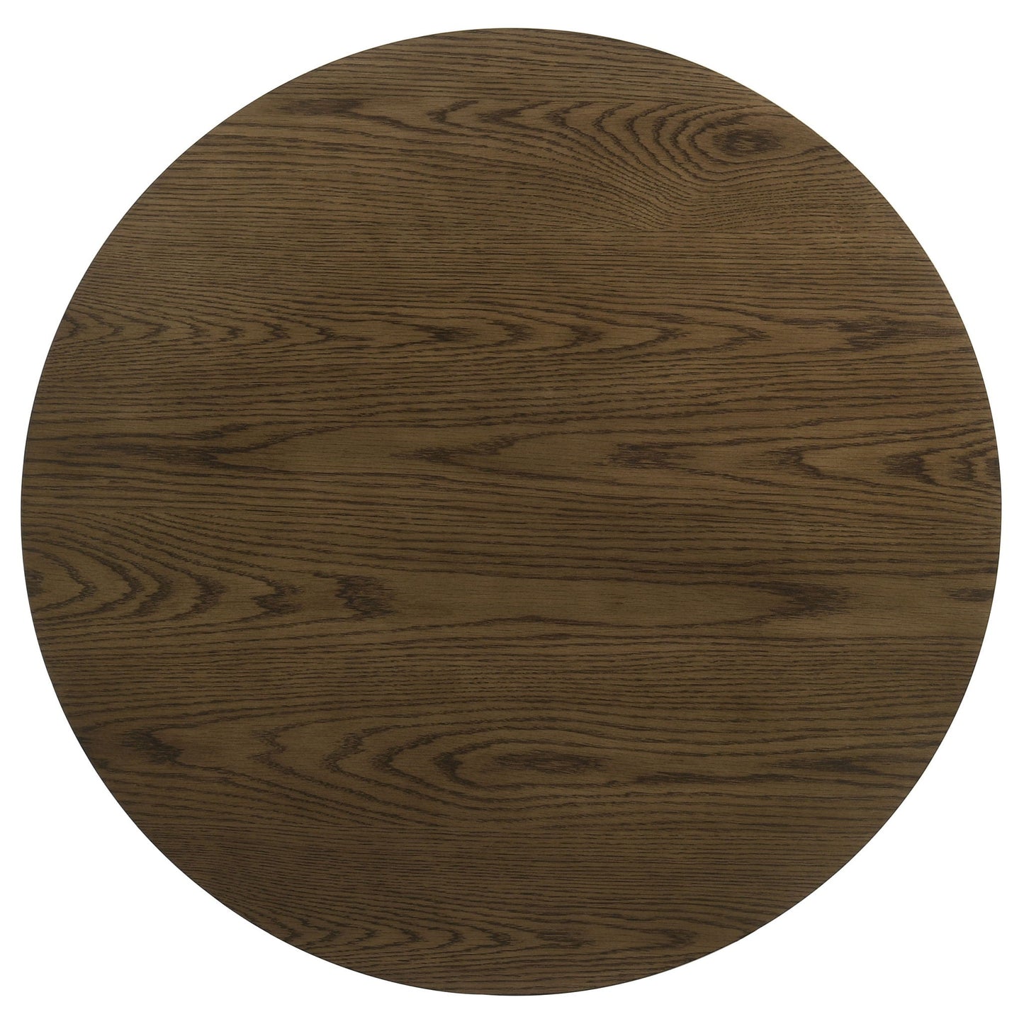 Kessler Round Sculptural Wood Coffee Table Brown