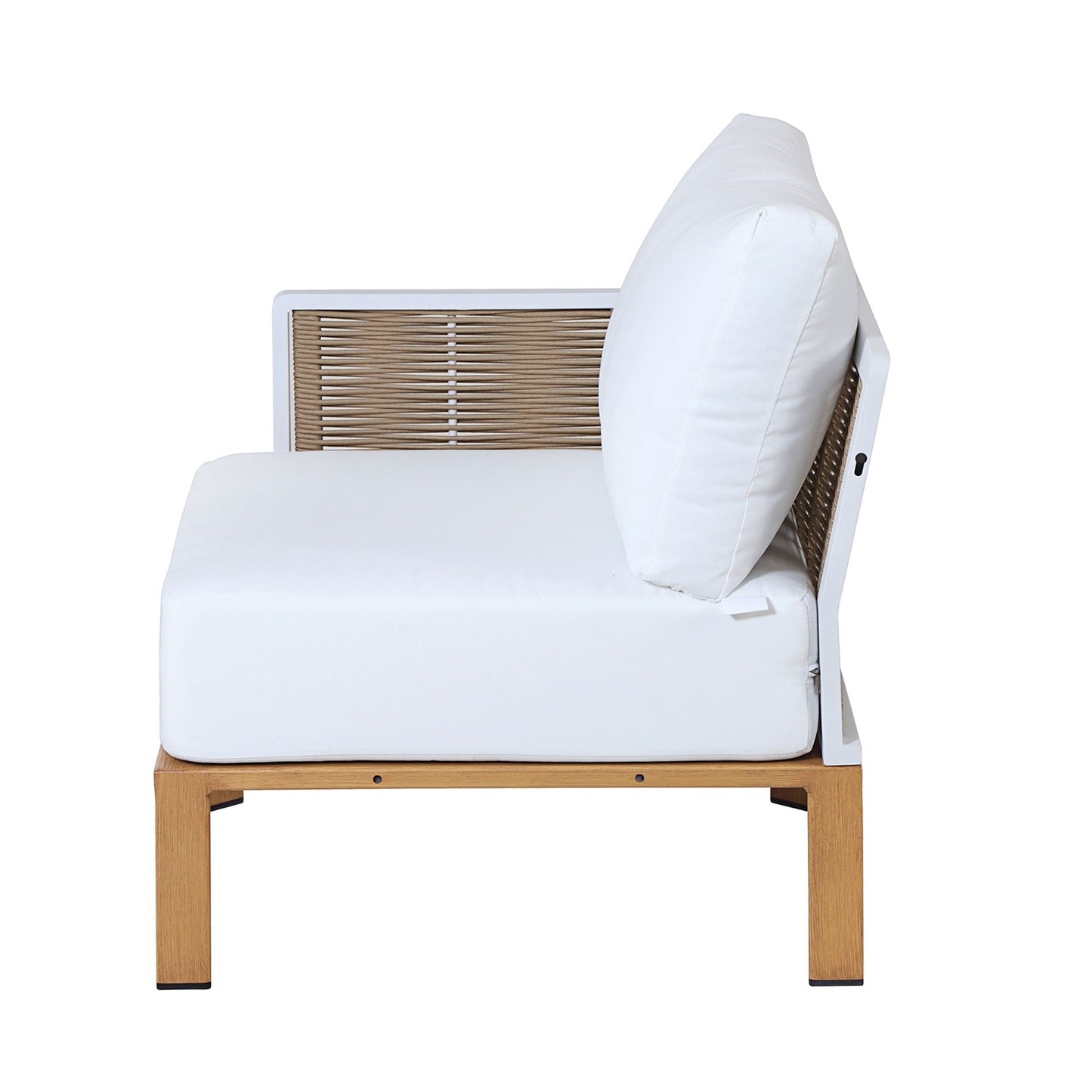 Vine - 4 Piece Outdoor Conversation Set - White