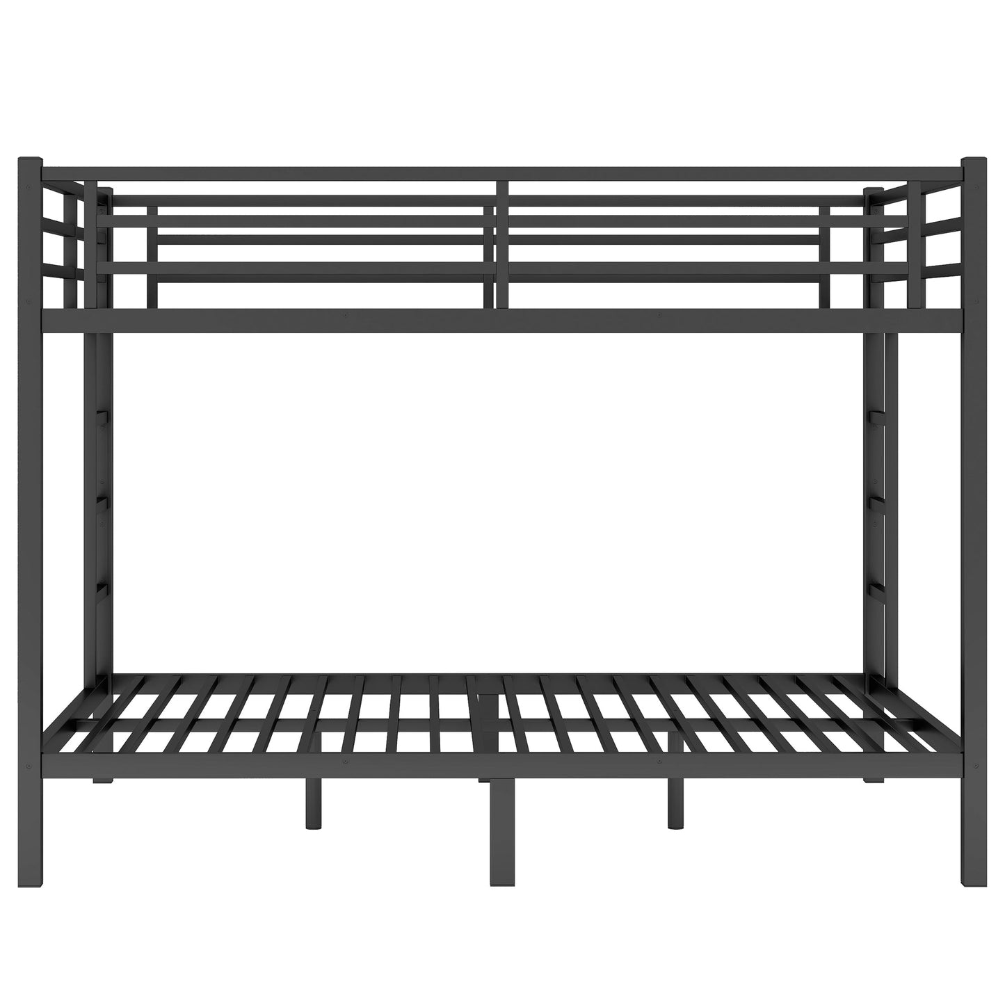Metal Queen Over Queen Bunk Bed for Teens and Adults