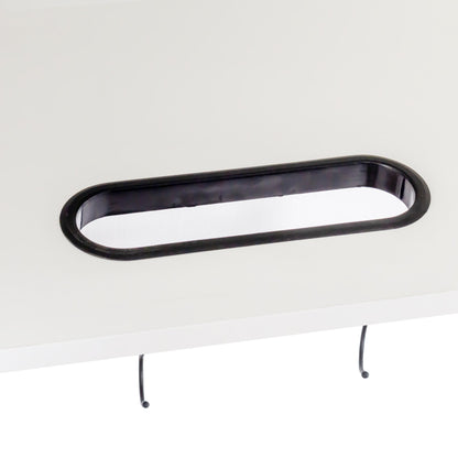 Bathroom Wall Cabinet with Adjustable Shelf, Towel Bar, and 5 Hooks