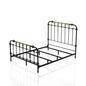 Transitional Style Bed With Accents