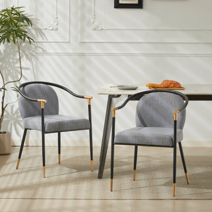 Modern Upholstered Dining Chair (Set of 2)