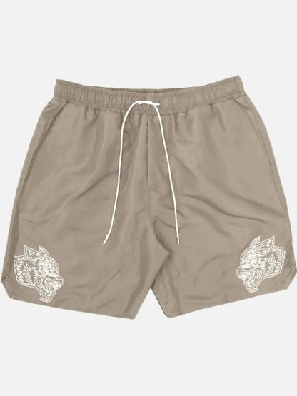 Men's Plus Size Drawstring Waist Shorts