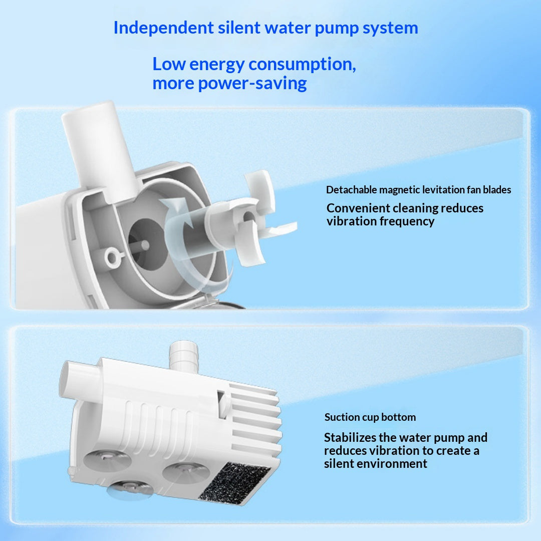 Automatic Circulating Sensor-Activated Stainless Steel Pet Water Fountain