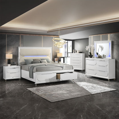 Tarian - Nightstand - Pearl White