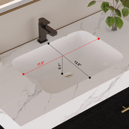36" Artificial Stone Bathroom Vanity with Ceramic Sink