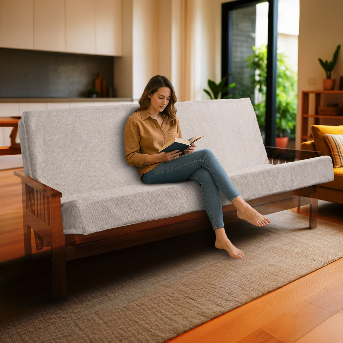 Memory Foam Infused Futon Mattress Full XL