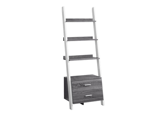 Contemporary Corner Ladder Bookshelf for Office