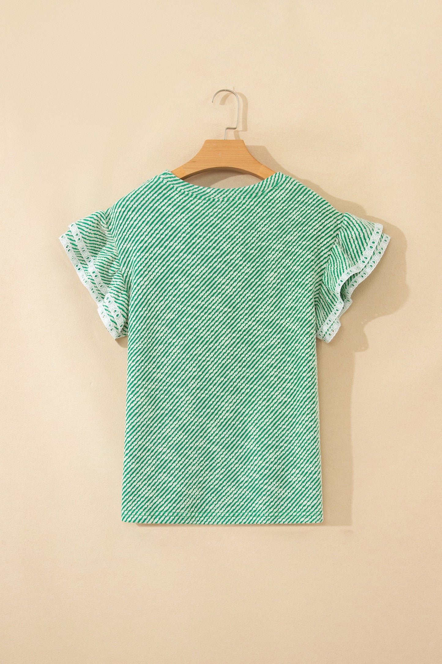 Elisabeth Ruffled Short Sleeve Blouse