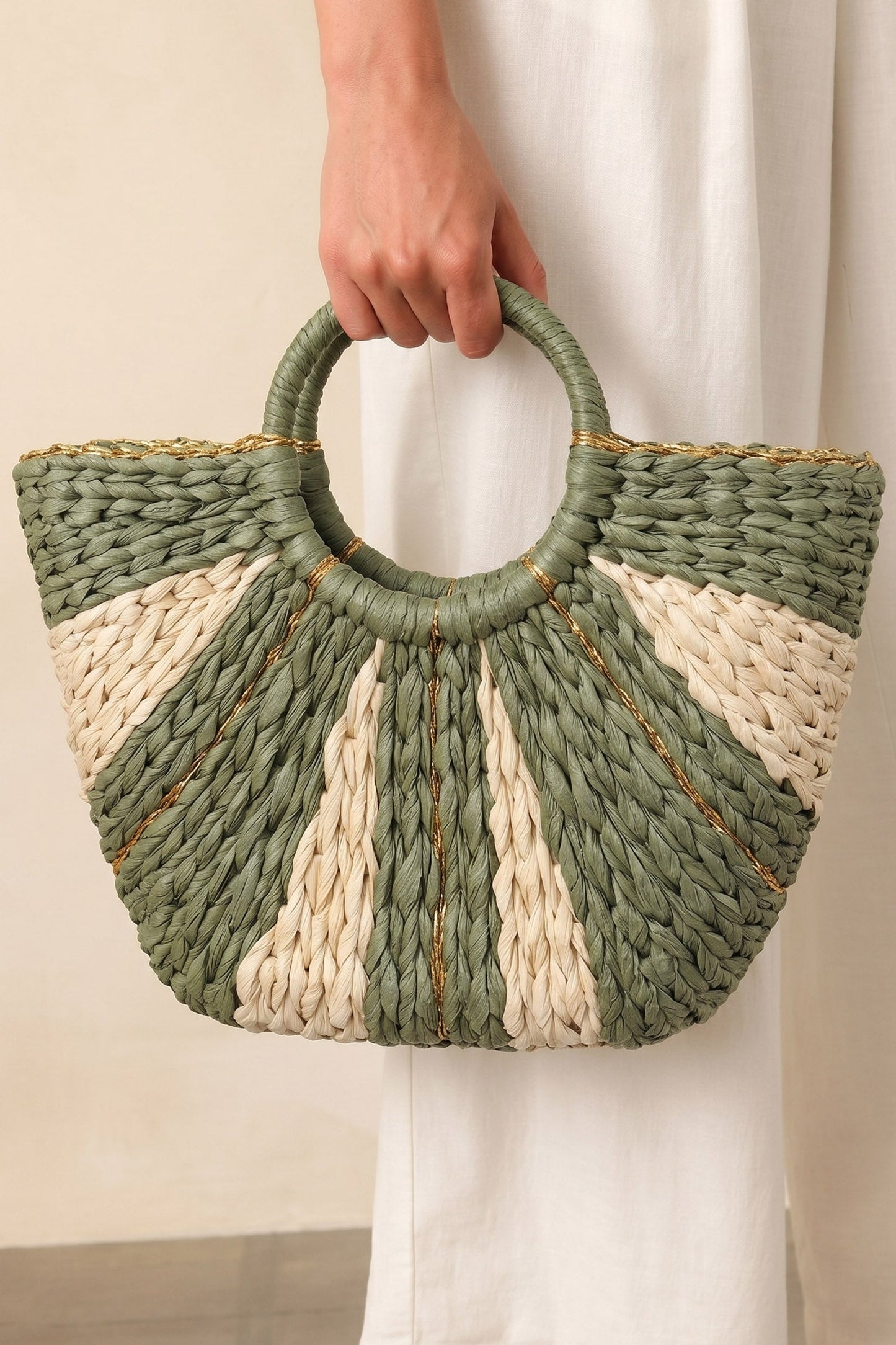 Rachel Handwoven Straw tote Bag