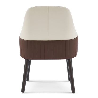 Indoor Dining Chair (Set of 2) - Beige / Brown