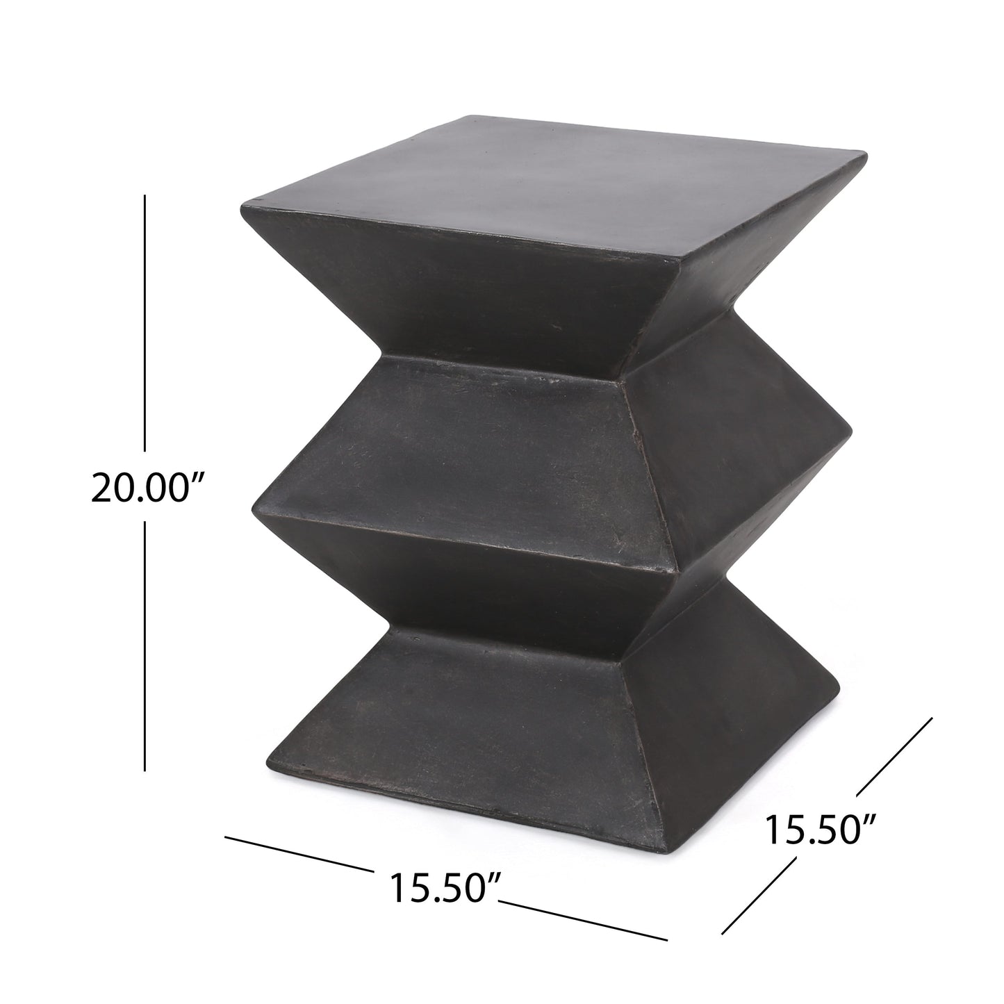 Outdoor Lightweight Concrete Side Table