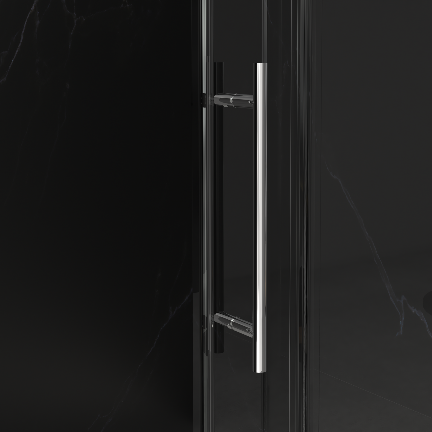 56"-60"W x 76"H Frameless Shower Door