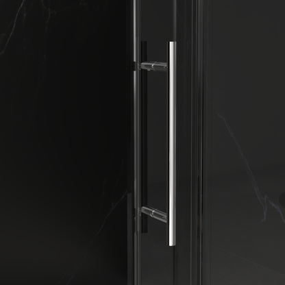 56"-60"W x 76"H Frameless Shower Door