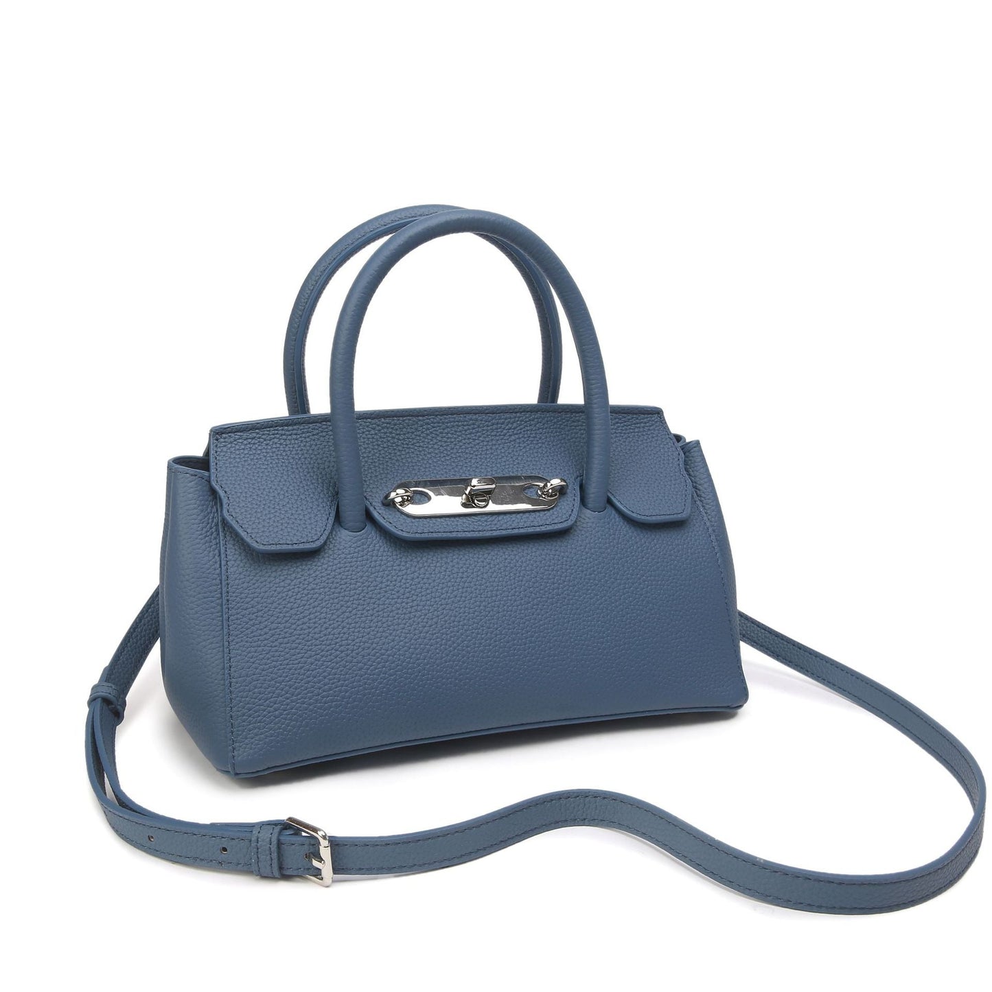 Baidi Leather Women's Bag 2025 New Platinum Bag, Premium Kelly Bag, Top Layer Cowhide Handbag, Shoulder And Crossbody Bag