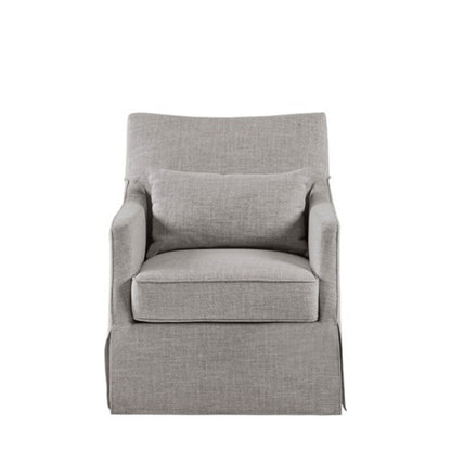 Traditional Design London Skirted Swivel Chair