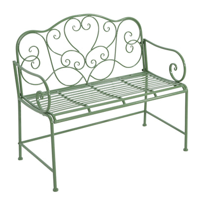 Sunnydaze Outdoor Garden Bench - Green