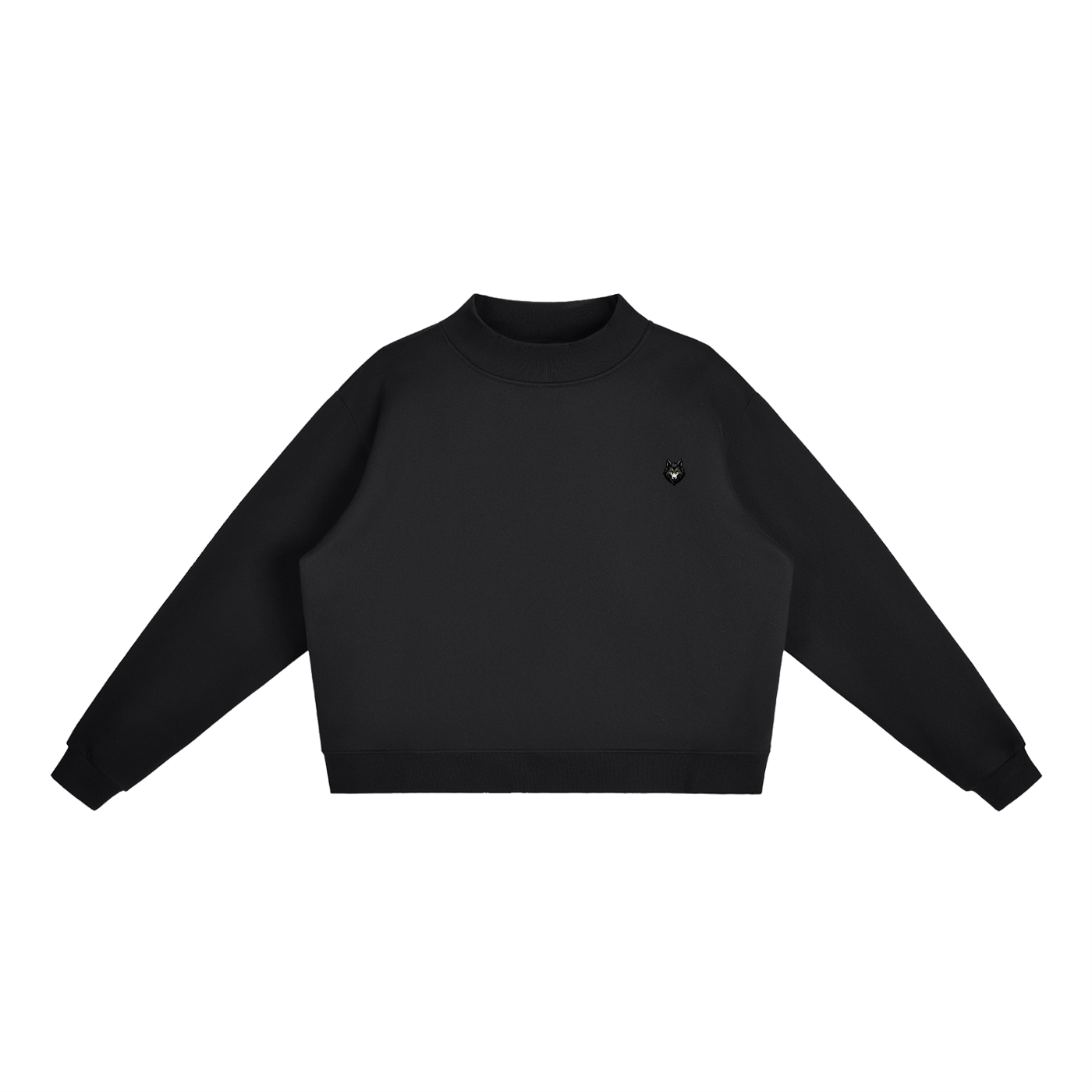 Loki & Ivy Essential Women's Fleece Mock-Neck Crew Sweatshirt