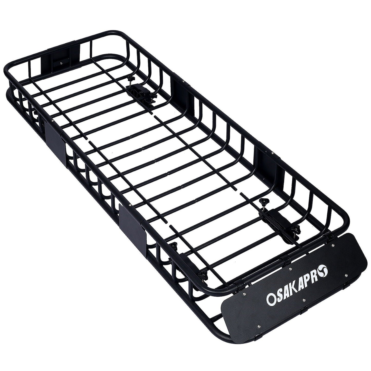 Motoring Rooftop Cargo Carrier Basket Steel Universal Fit Roof Rack