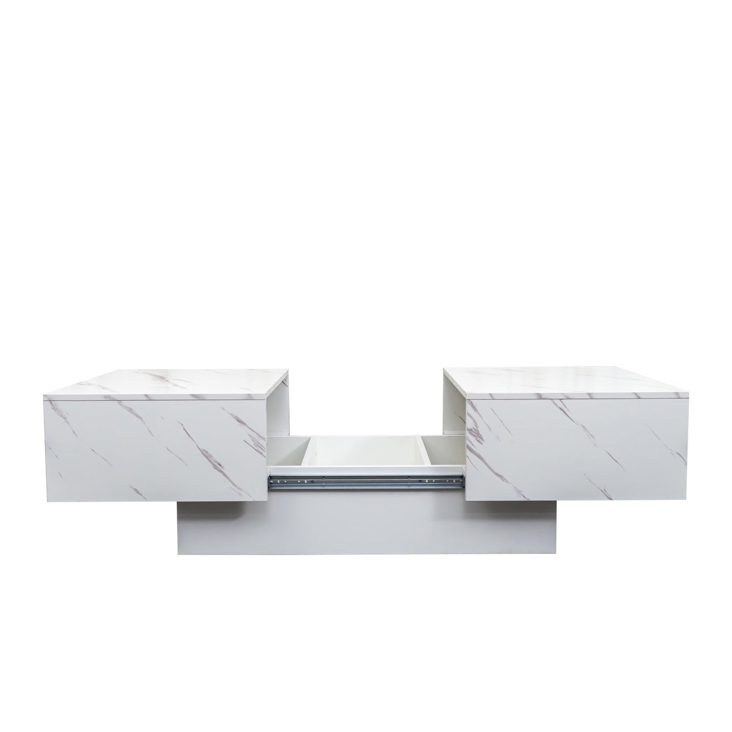 Coffee Table with Sliding Tabletop and Hidden Storage