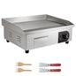 Commercial Electric Griddle, 21 x 11.8 Inch, 1750W