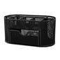 Metal Mesh Pencil Holders Desk Organizer w/9 Compartment Pen Holder Storage
