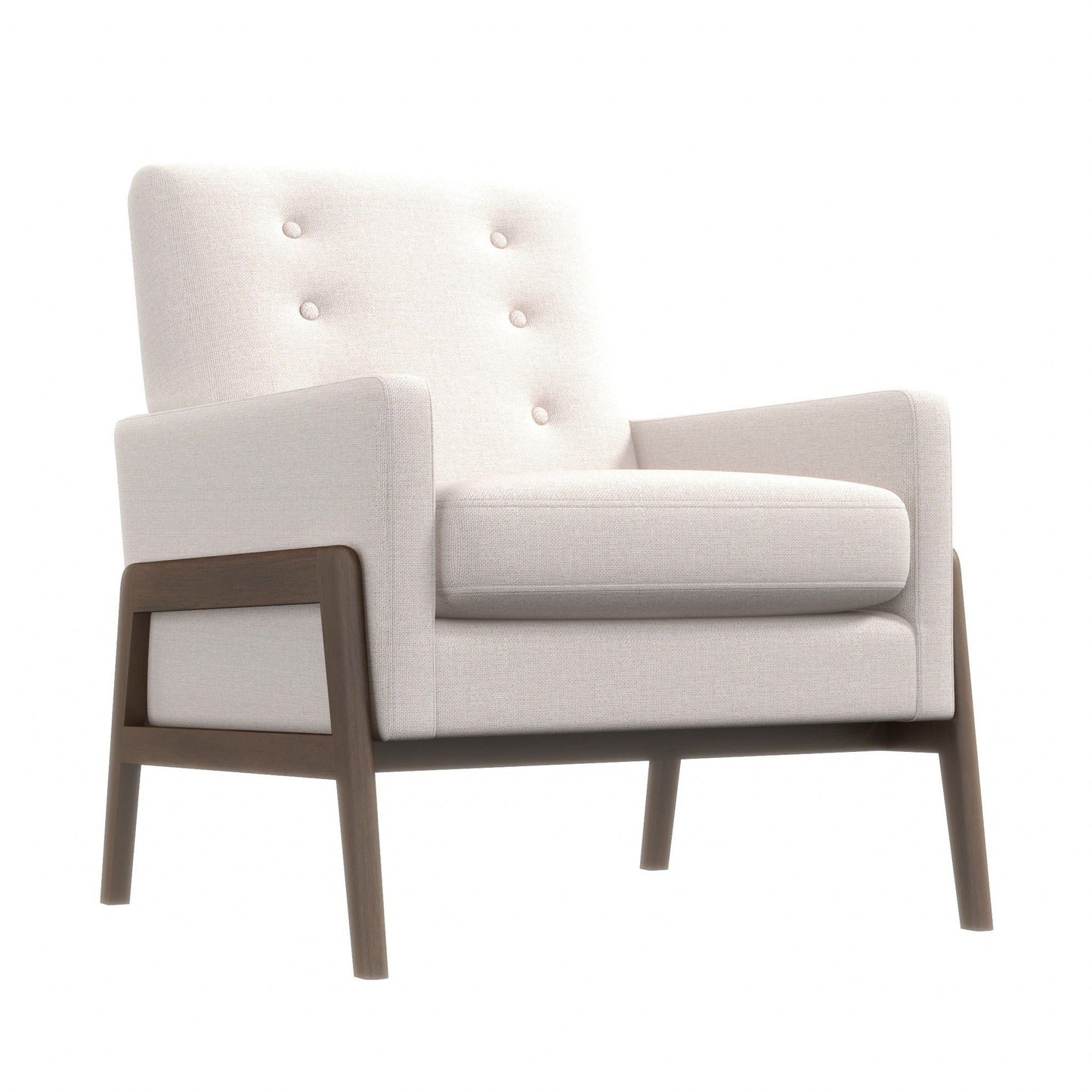 Cole - Solid Wood Lounge Chair