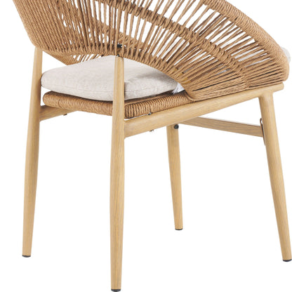 Cyril - Outdoor Papasan Style Dining Chair (Set of 2)