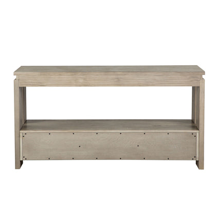 Conrad - Rectangular Sofa Table - Stone Harbor Gray