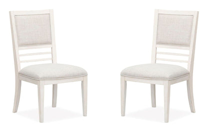 Echo Isles - Upholstered Side Chair (Set of 2) - Sea Pearl And Driftwood