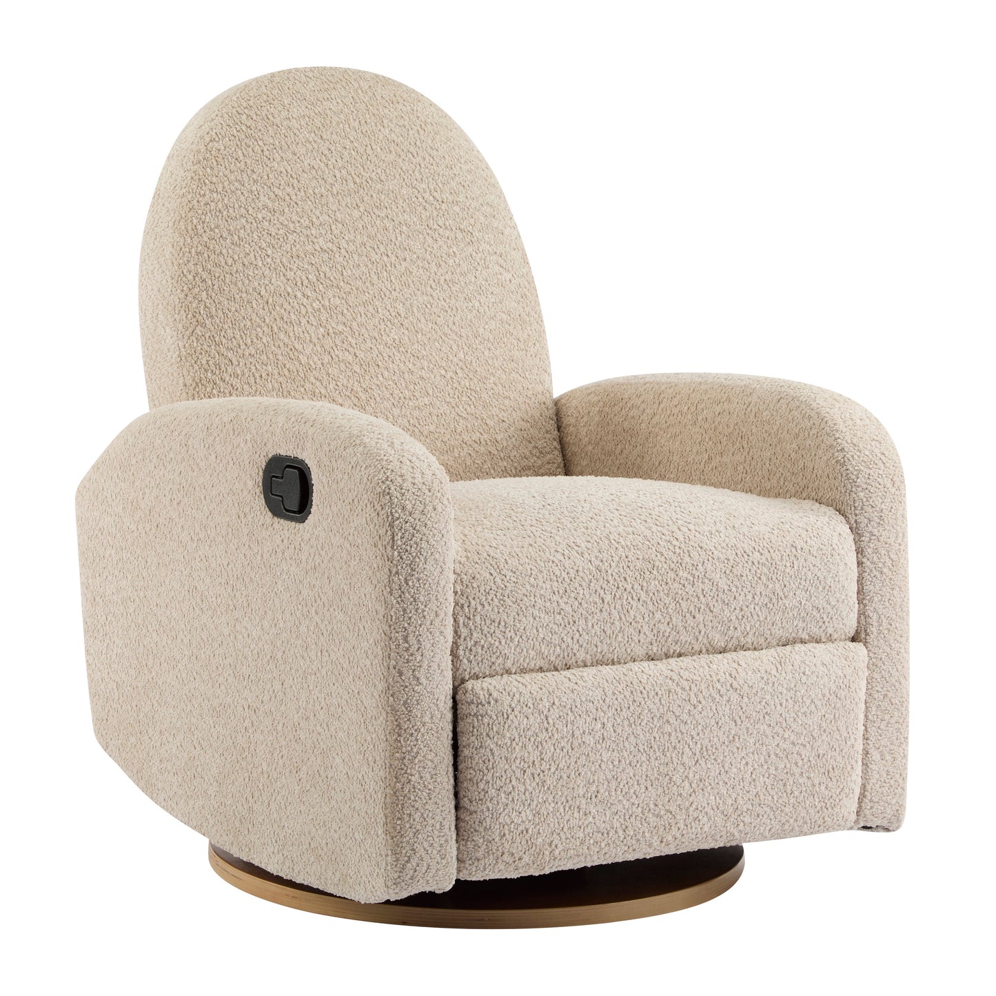360 Swivel and Glider Recliner Chair - Almond