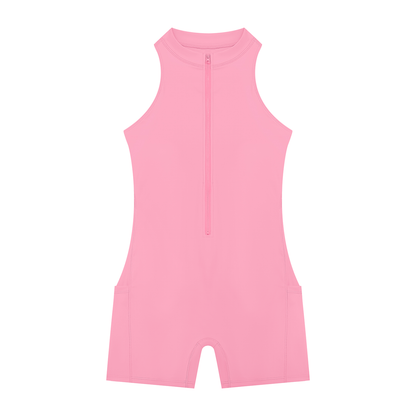 Loki & Ivy Women’s Quarter-Zip Yoga Romper