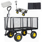 3-in-1 Oversized Steel Garden Cart
