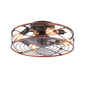 20'' Mounting Type Caged Ceiling Fan with Lights and Remote Control