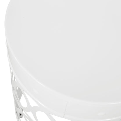 Outdoor Metal Side Table Set of 2